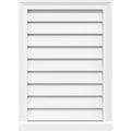 PVC Gable Vent with Brickmould A15270