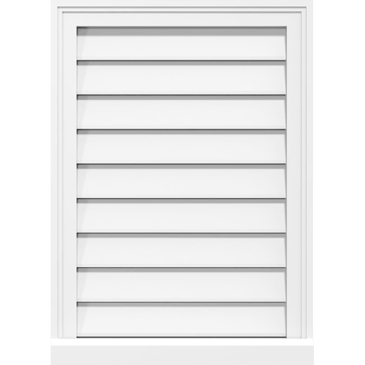 PVC Gable Vent with Brickmould A15270