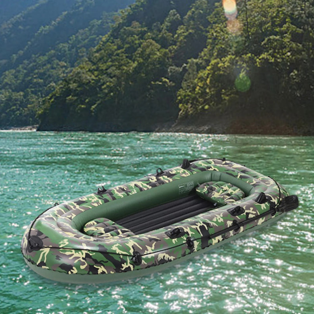 4 Person Inflatable Kayak with Paddles and Pump O755927
