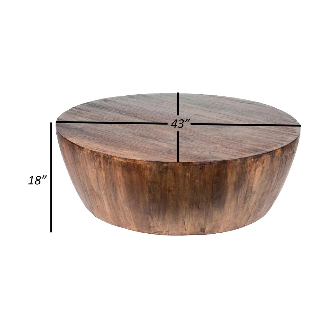 43 in. Mango Wood Coffee Table K4118