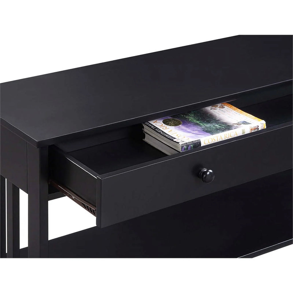 Black Wood Console Table N60051
