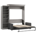 Gray Queen Murphy Bed with Sofa W670471