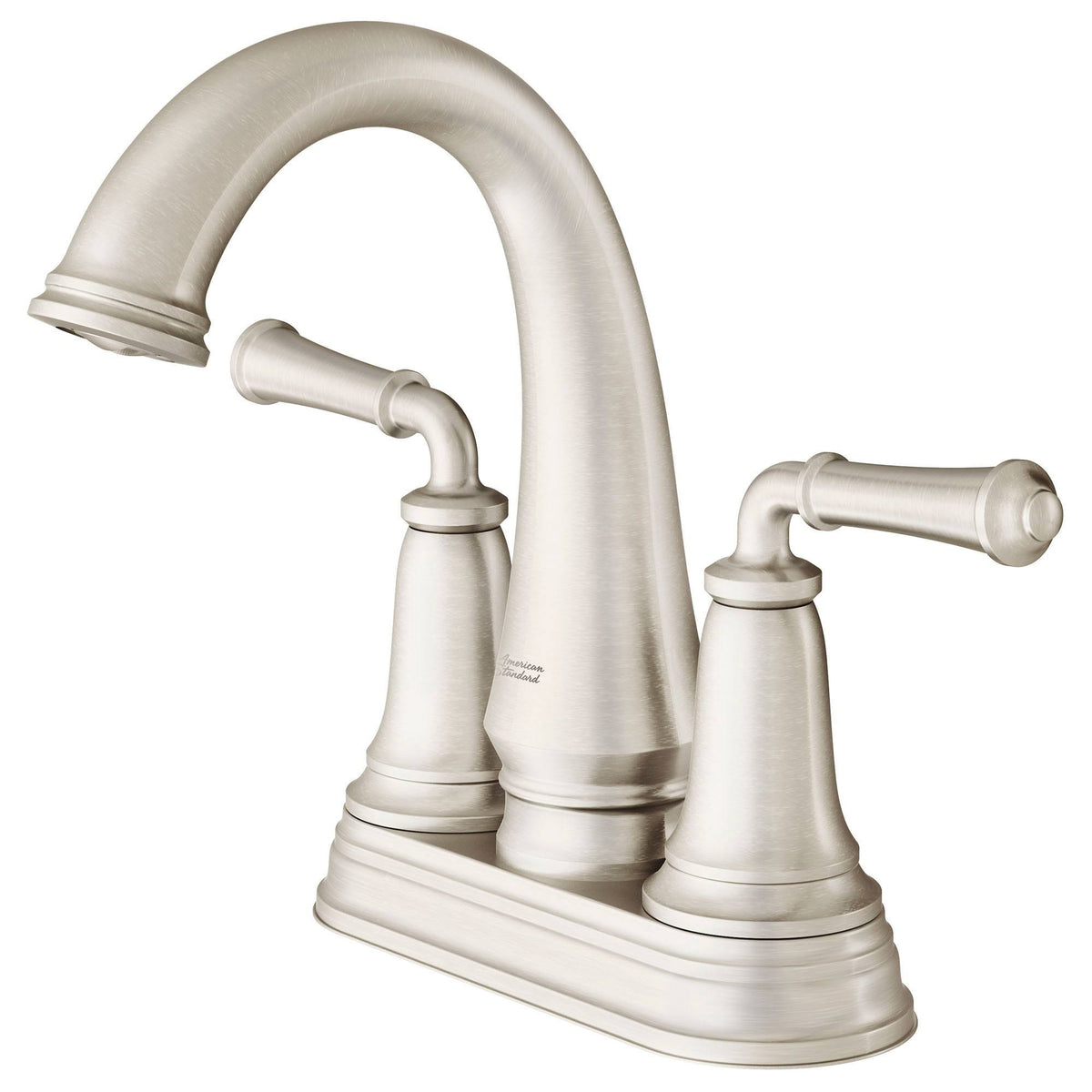 Polished Nickel Centerset Bathroom Faucet with Pop-Up Drain P99095