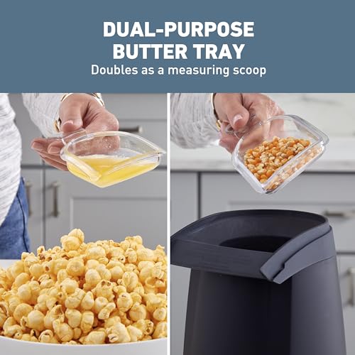 4-Quart Black Popcorn Machine P618088