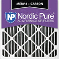 12 Pc Pleated Air Filters MERV 8 Carbon Q9228