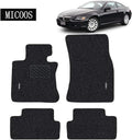 Compatible with Car Floor Mat Carpet for BMW 6 Series (2003-2010) E63, E64 ,Convertible&Coupe, All Weather Heavy Duty Floor Mat Set Waterproof Stain-Resistant (Black) U141060