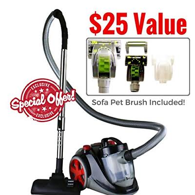 Bagless Canister Cyclonic Vacuum with HEPA Filter A85974