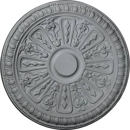 18x22OD x 1 1/4x22P Hand-Painted Ceiling Medallion B989