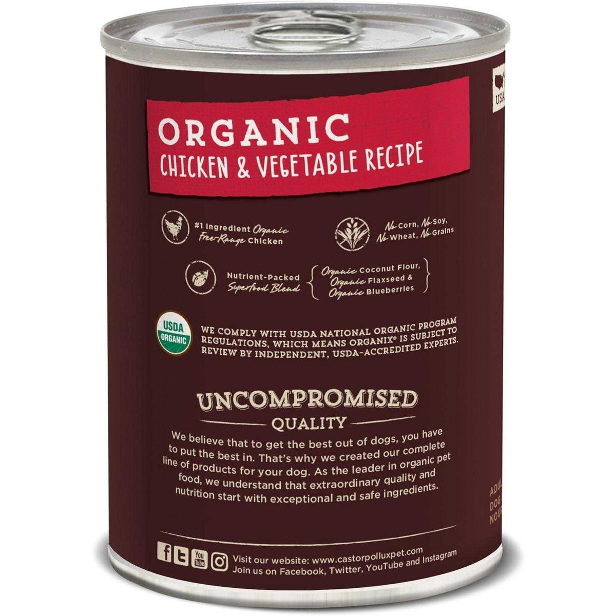 Organic Turkey Carrot Potato Formula Pet Supplies Q7302