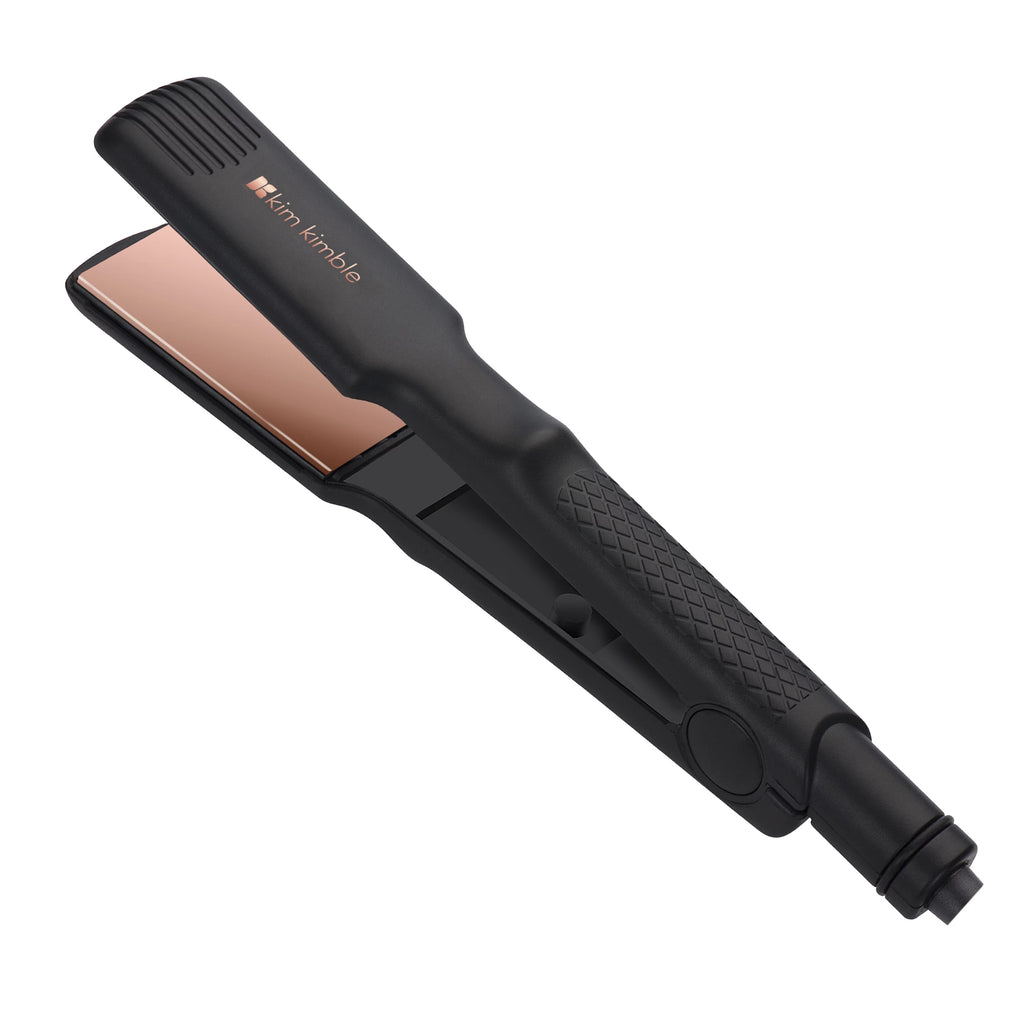 Black 1.5" Ceramic Flat Iron Hair Straightener I8587
