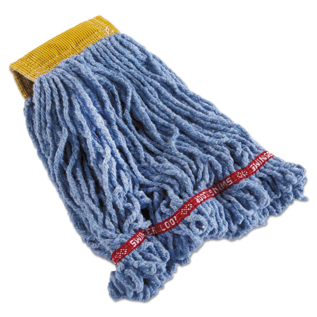 Blue Cotton Synthetic Small Swinger Loop Mop Head -- 6 per Case E794
