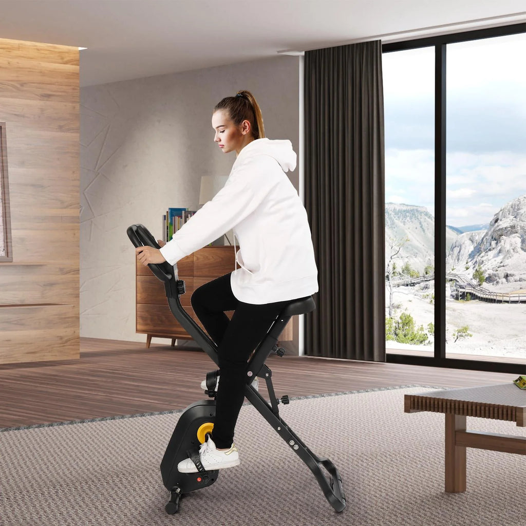 Adjustable Folding Stationary Exercise Bike P493351