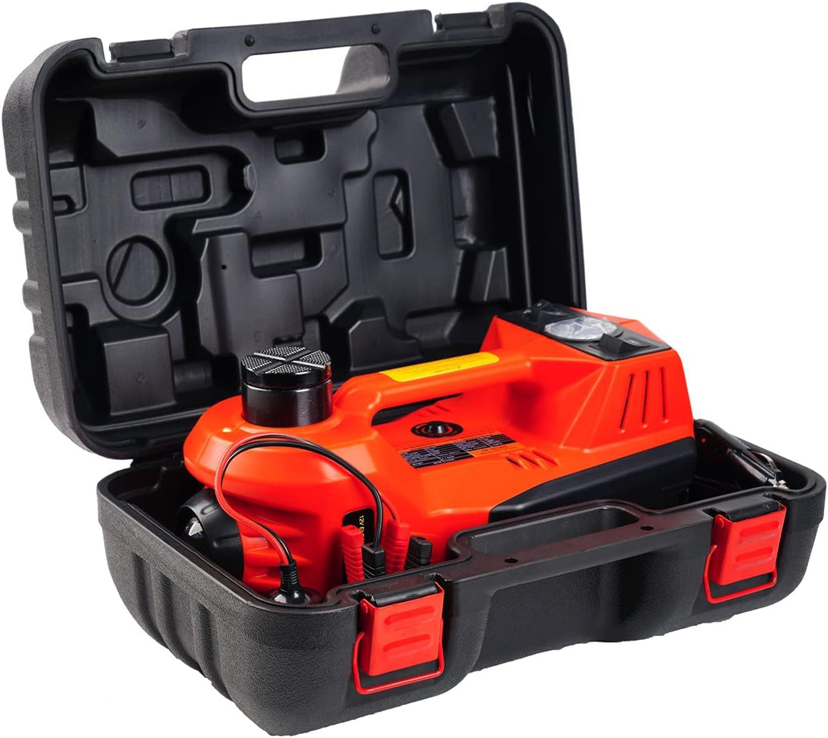 Hydraulic Electric Car Jack Kit 5 tons with Integrated Tire Pump and LED Lights P291249