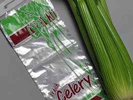 Clear Low Density Printed Celery Bag 1 Mil P780