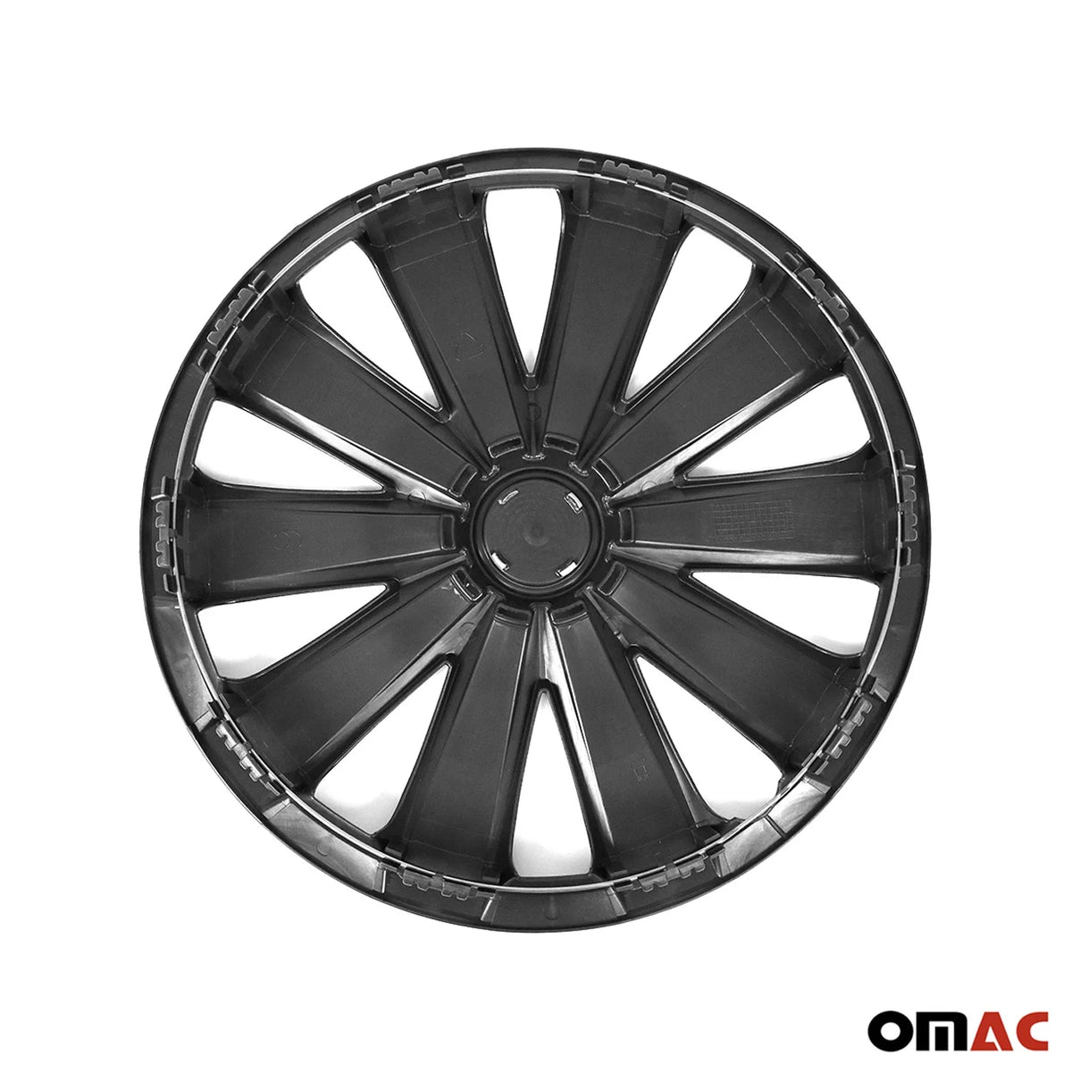 16 Wheel Covers Hubcaps 4Pcs Black N577