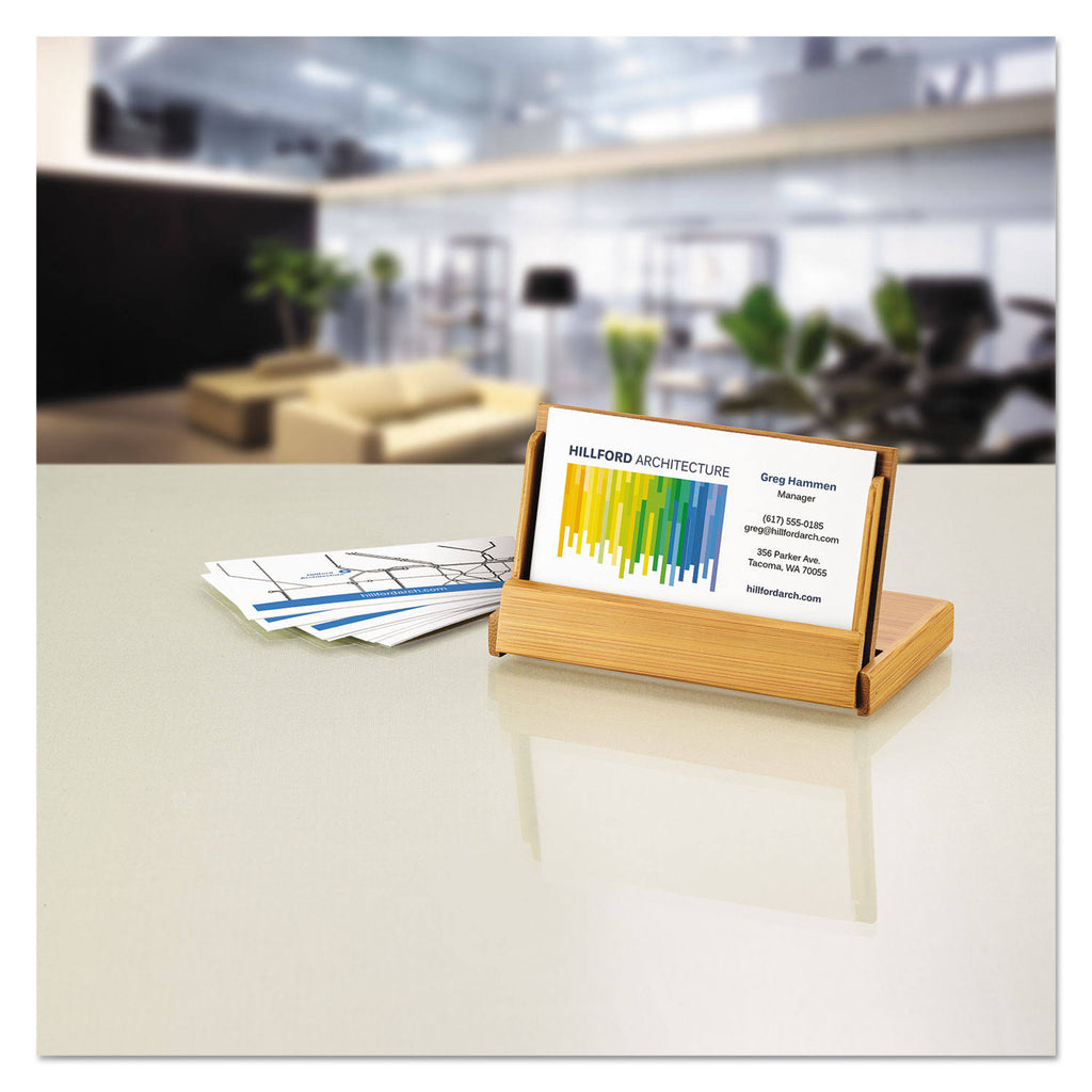 White Clean Edge Laser Business Cards - 2000 pack O64480