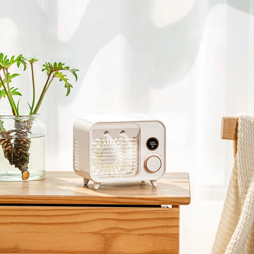 Mini Air Cooler with Adjustable Desktop Fan and USB Port M89698