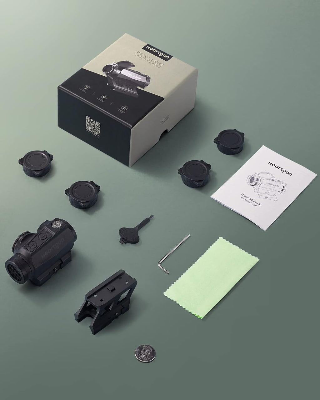 Red Dot Sight 1x21mm 2 MOA with Riser Pack of 2 N505608