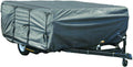 Pop-up Folding Camper Cover Reinforced Windproof Side-Straps Anti-UV Water-Resistance Triple Layers Heavy Duty for Trailer RV Motorhome V93893