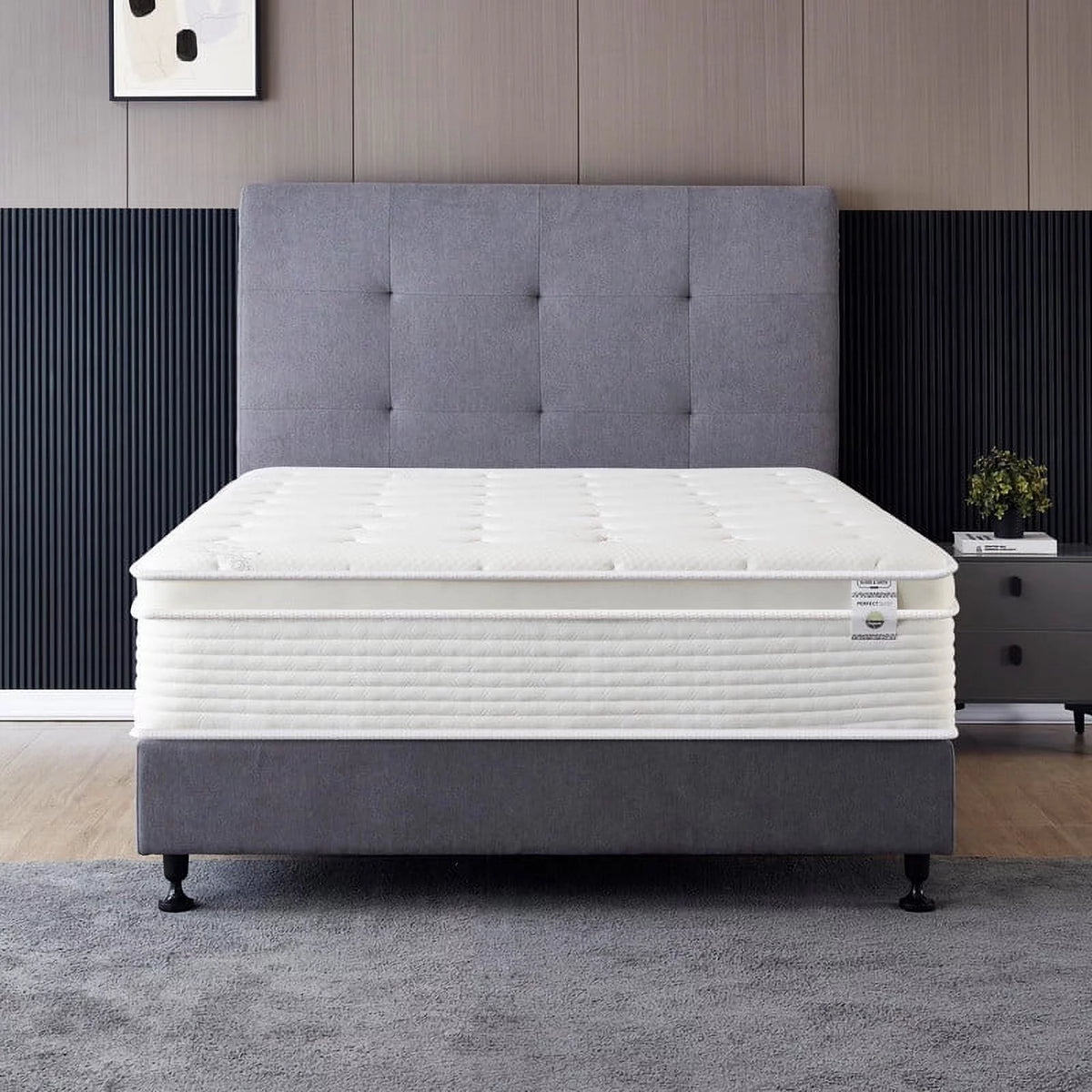 Full Size 12 Inch Memory Foam Spring Hybrid Mattress F610208