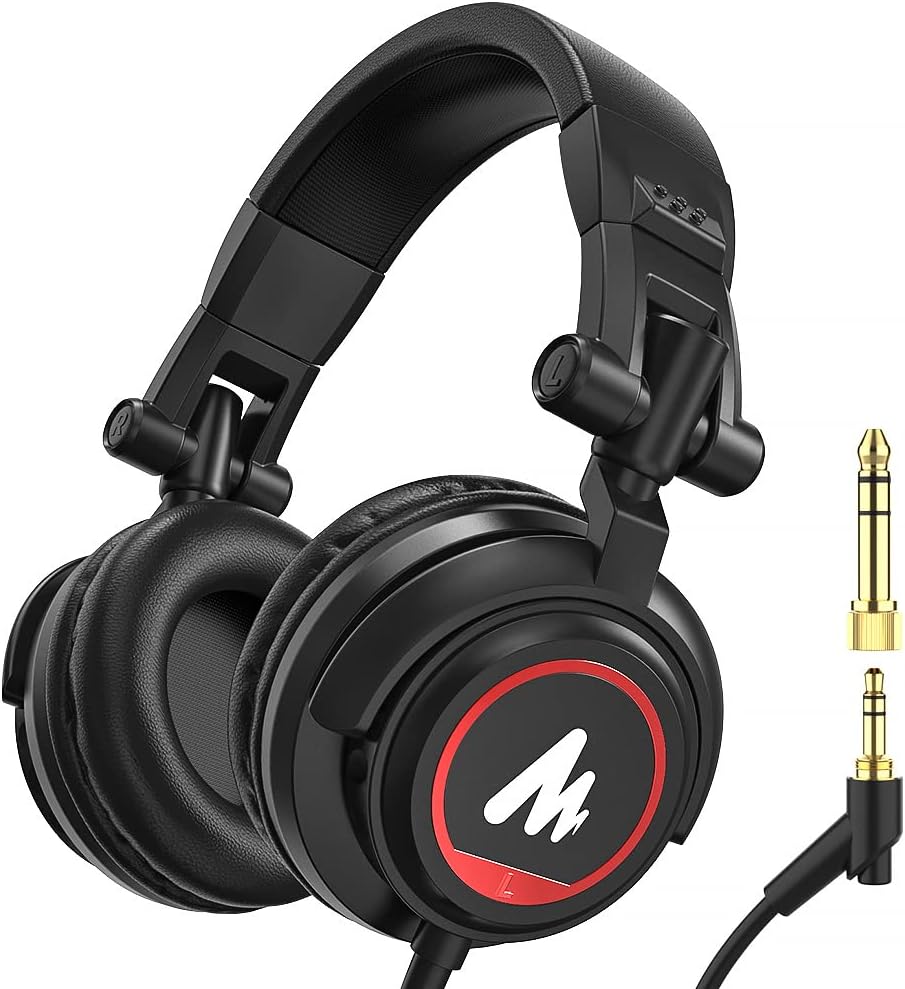 Black Over Ear Closed Back Studio Monitor Headphones C449850
