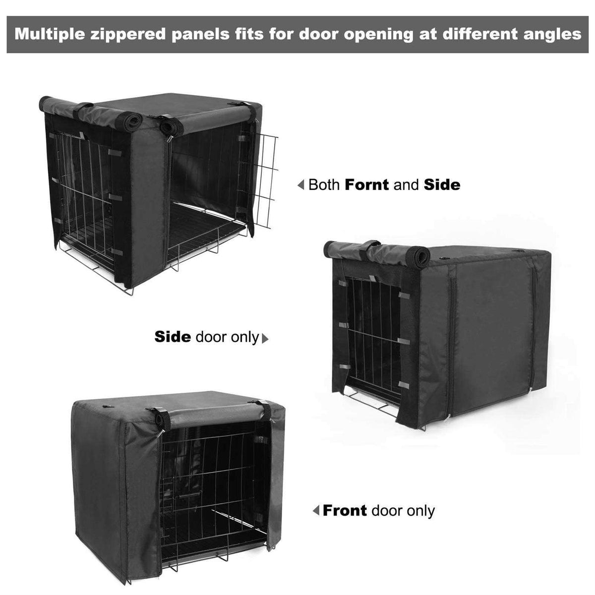 Dog Crate Cover Double Door 36 42 48 inches F550