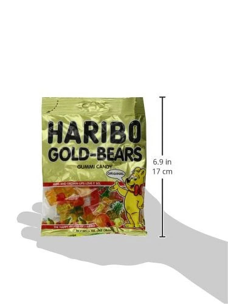 Gold-Bears Gummi Candy 5 Oz 12 Ct G3593