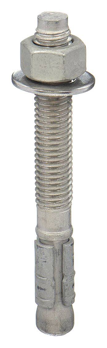25 Pc Mechanical Wedge Anchor, 8-1/2 inch L C54934