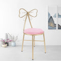 Pink Velvet Butterfly Chair with Gold Legs P699