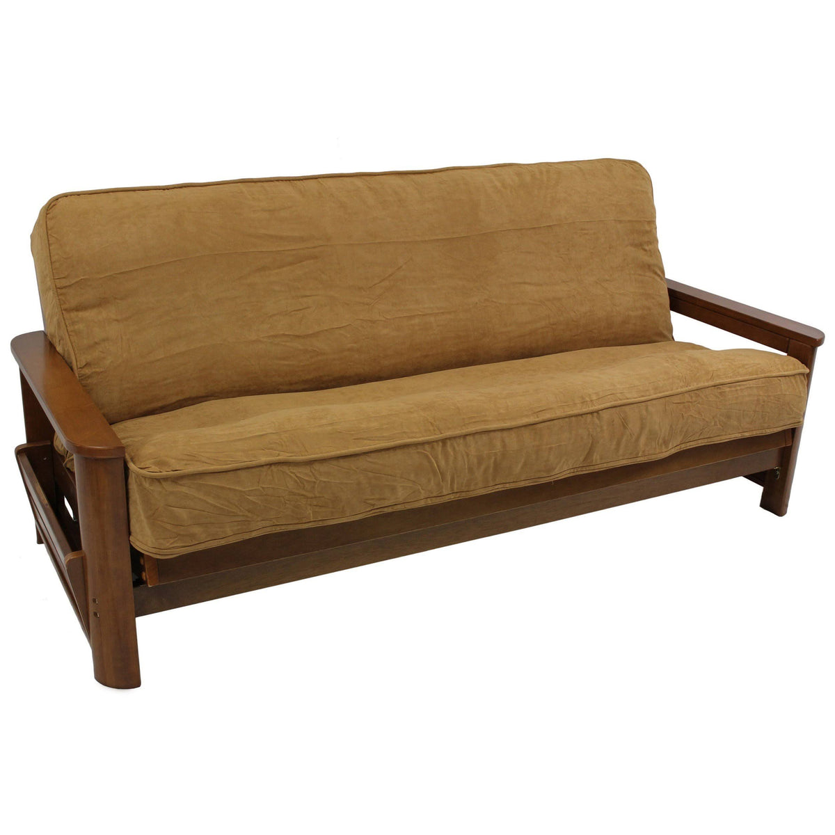 Black MicroSuede Full Futon Cover Q553