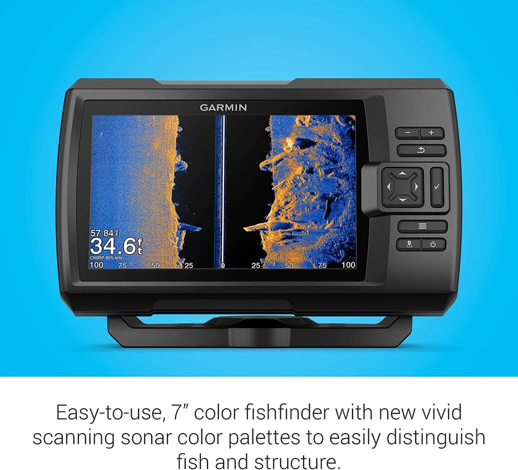 7-inch Color Fishfinder with Transducer and Protective Cover P8961