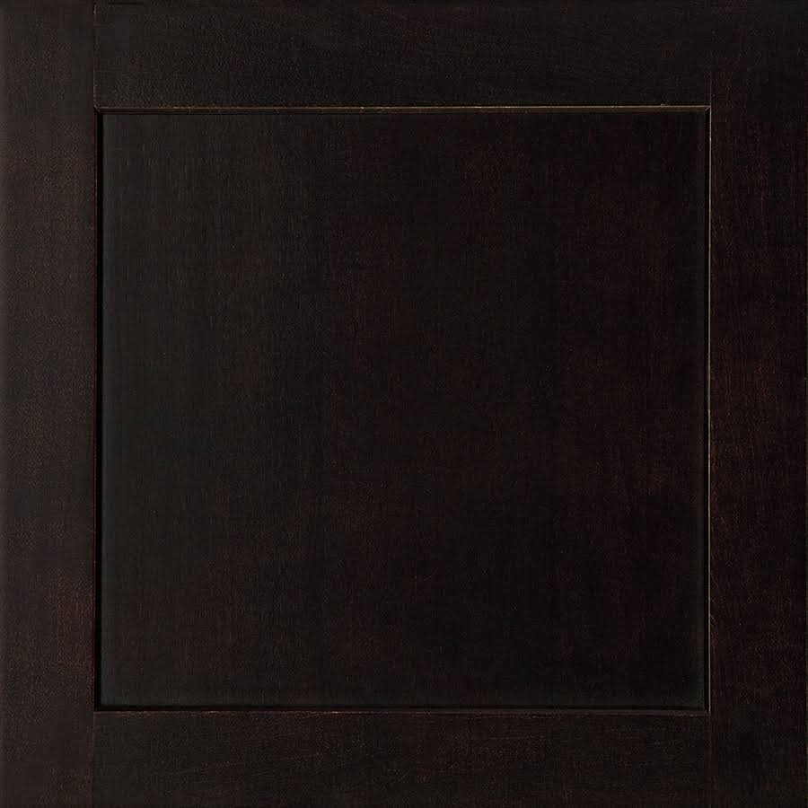 Black Espresso Maple Shaker Cabinet Sample D747