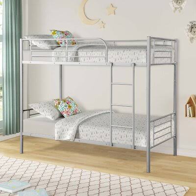 Twin Over Twin Metal Bunk Bed P1297