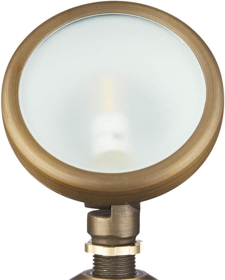 Cast Brass 12V Round Wall Wash (Bronze) O213647
