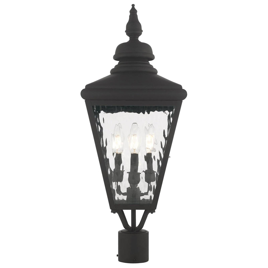 Antique Brass Post-Top Lantern D365862