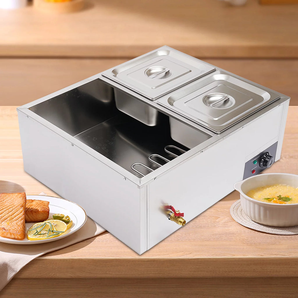 850W 4-Pan Commercial Food Warmer I91646