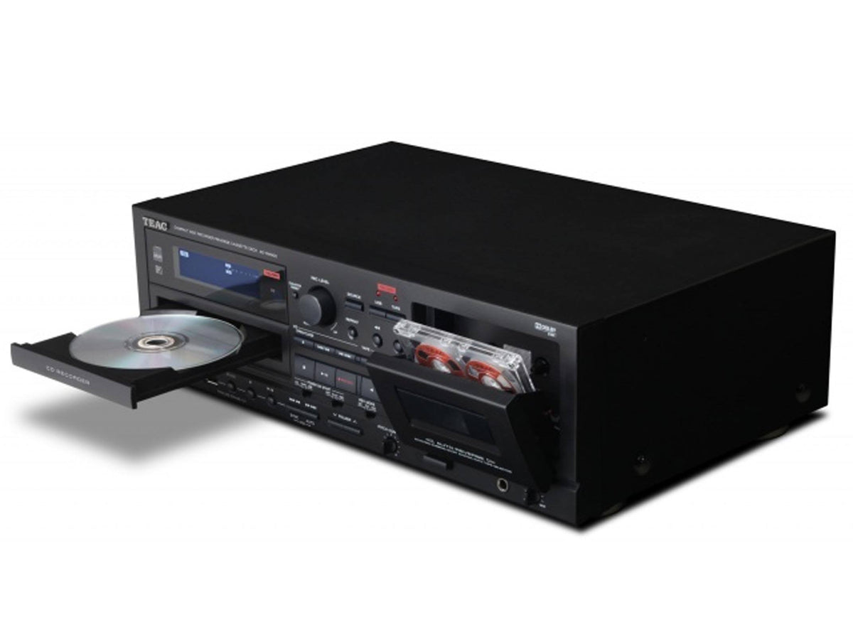 Black CD Player Cassette Recorder O75354