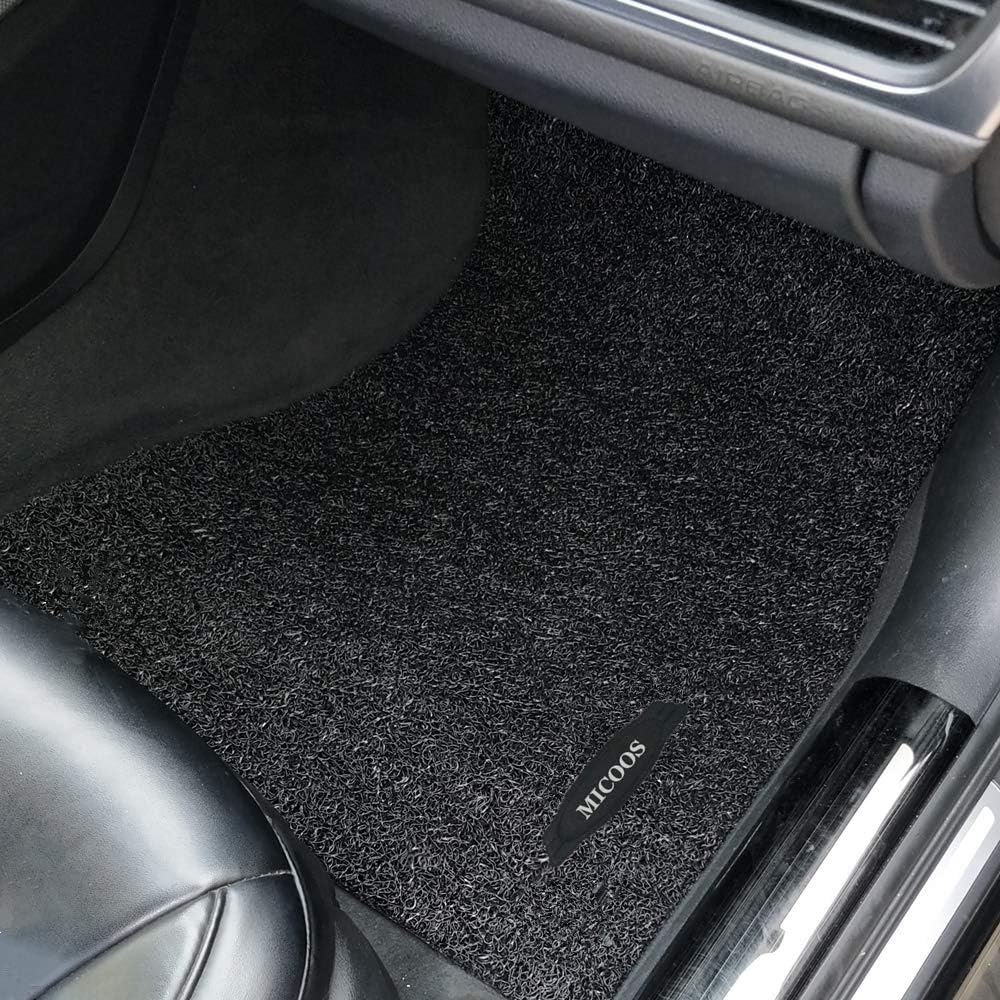 Compatible with Car Floor Mat Carpet for BMW 6 Series (2003-2010) E63, E64 ,Convertible&Coupe, All Weather Heavy Duty Floor Mat Set Waterproof Stain-Resistant (Black) U141060