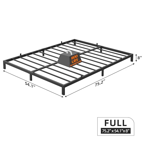 Black Full Metal Platform Bed Frame Z19207