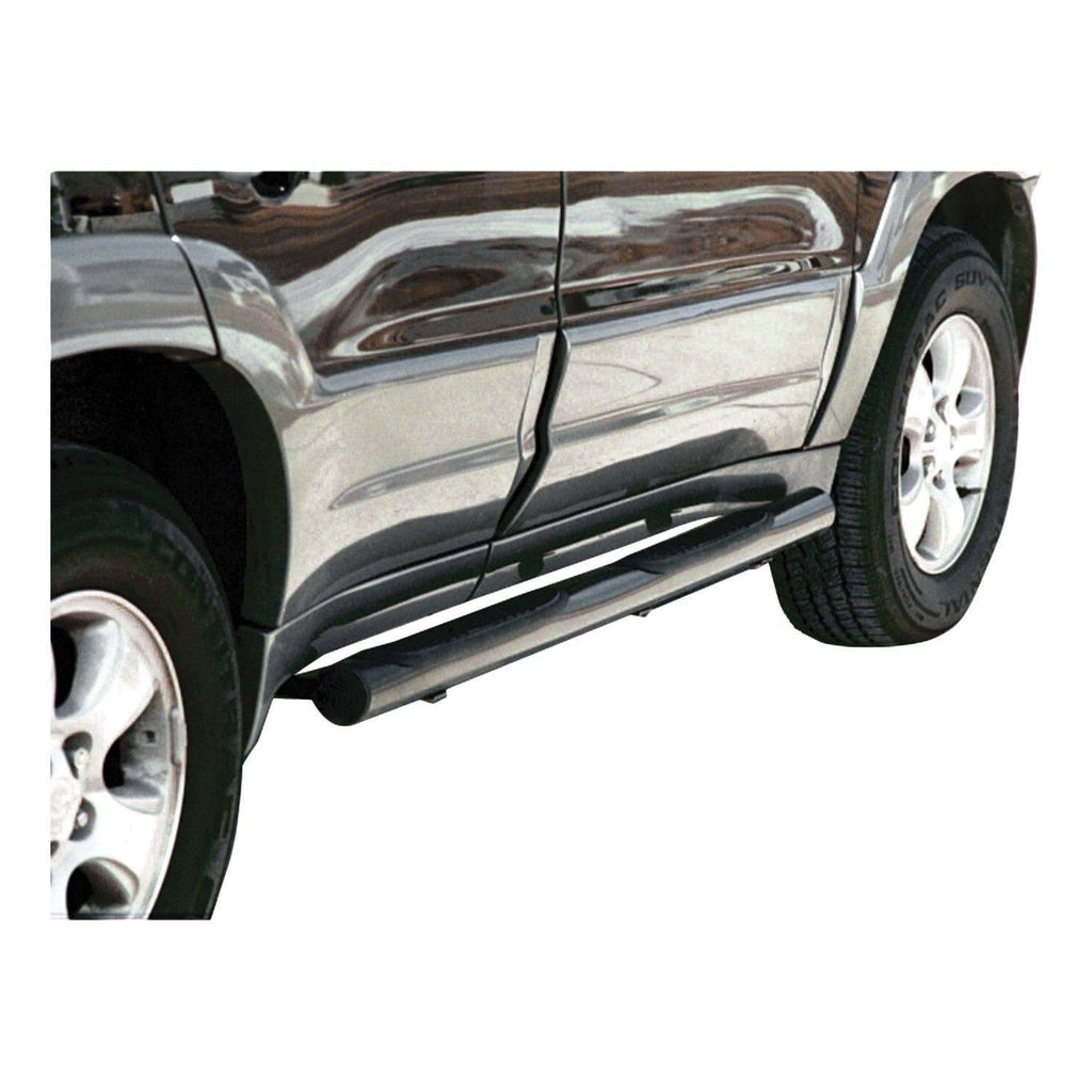 Black 3-Inch Round Side Bars X3250