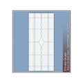 Etched Glass Semi-Private Window Film 32" W X 74" H N687