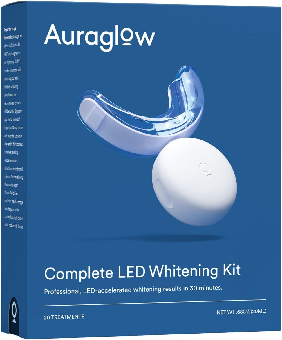 Teeth Whitening Kit LED, 20 Treatments, 35% Carbamide Peroxide Pack of 2 Z111272