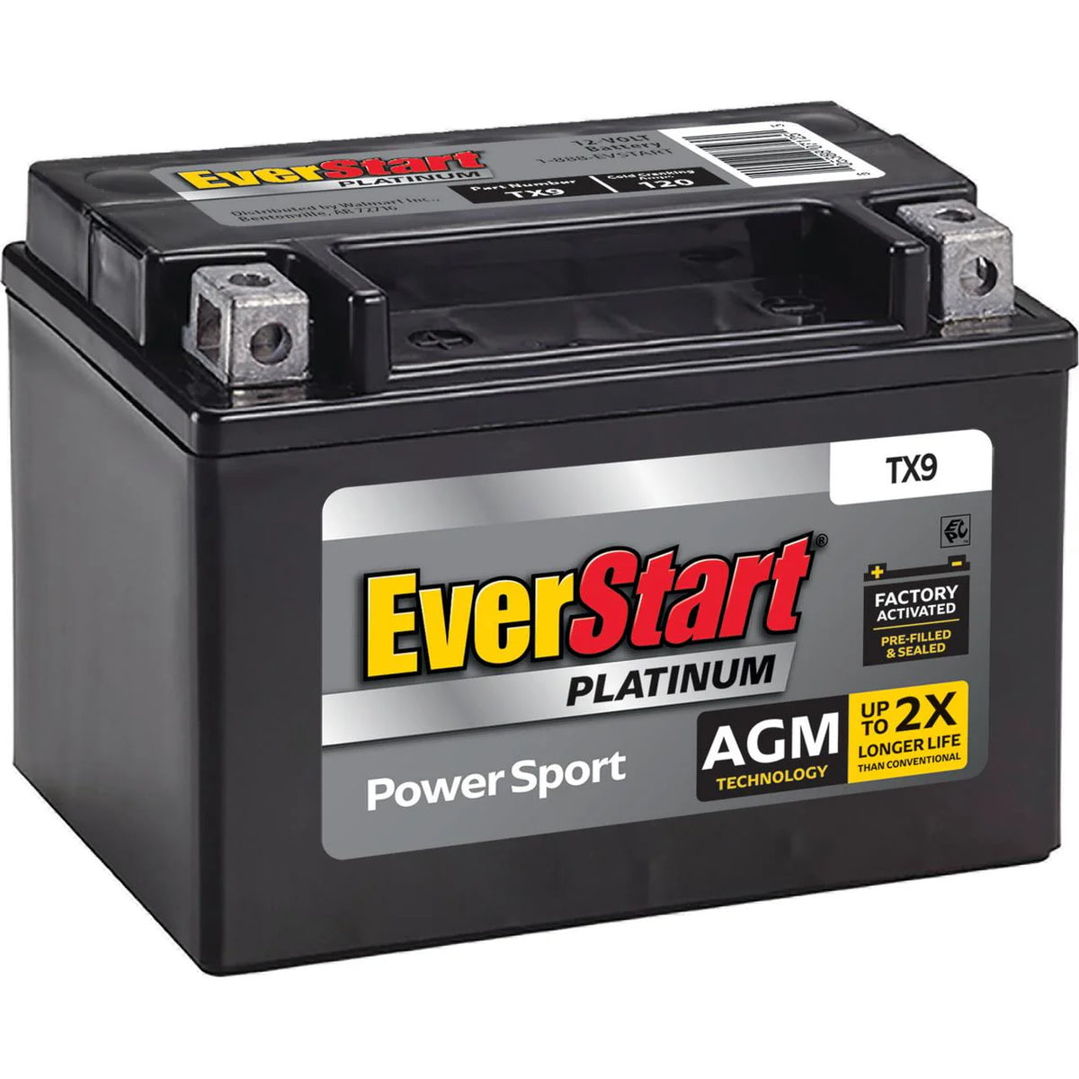 12 Volt 120 CCA Powersport Battery J77417