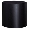 Round End Table Black Oak M28300