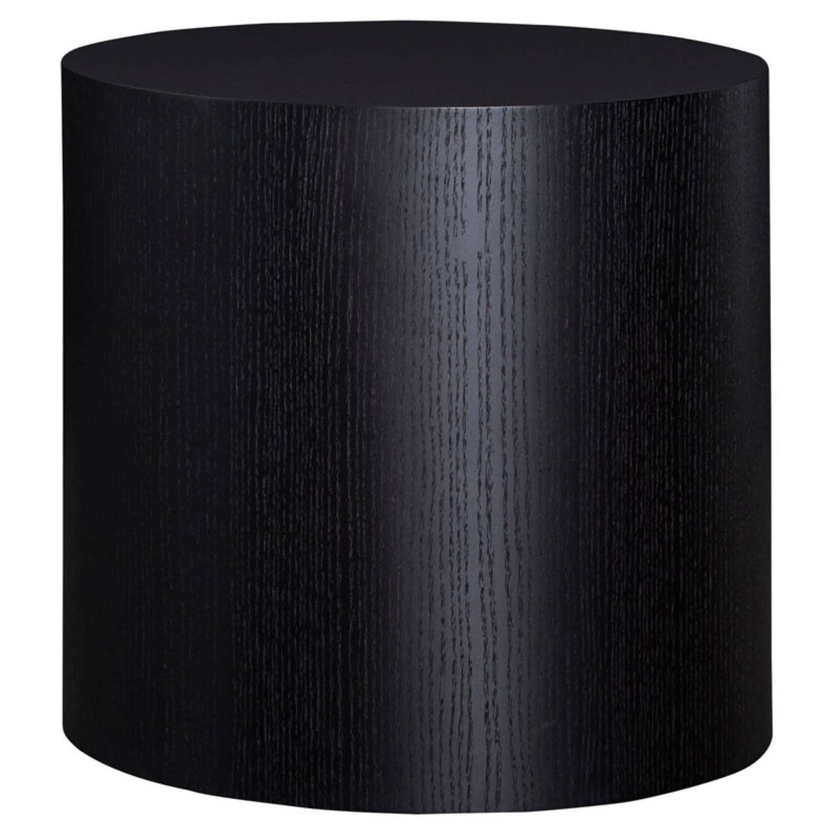 Round End Table Black Oak M28300