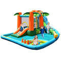 Inflatable Bounce House Kids Water Splash Pool Dual Slide K846