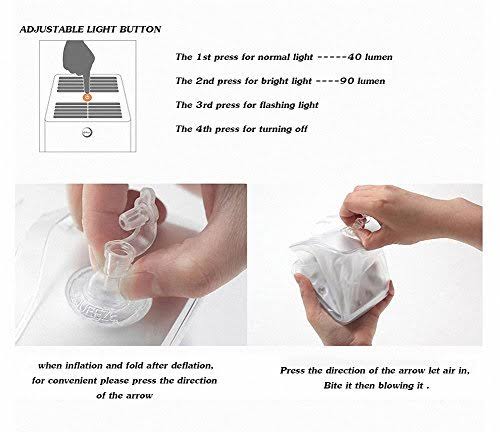 Inflatable Solar LED Camping Lantern E138255