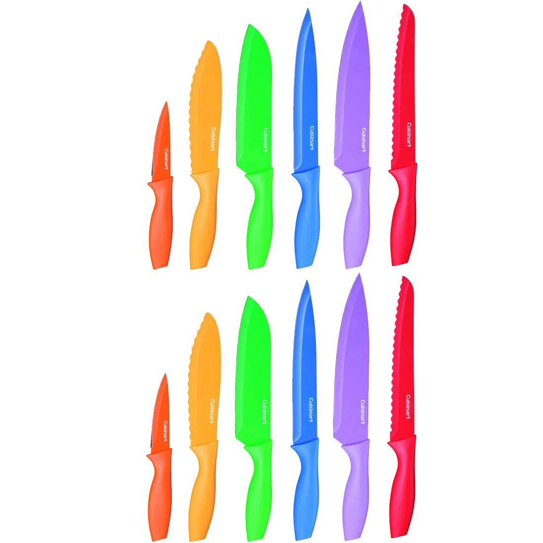 12-Piece Color-Coated Knife Set I446188