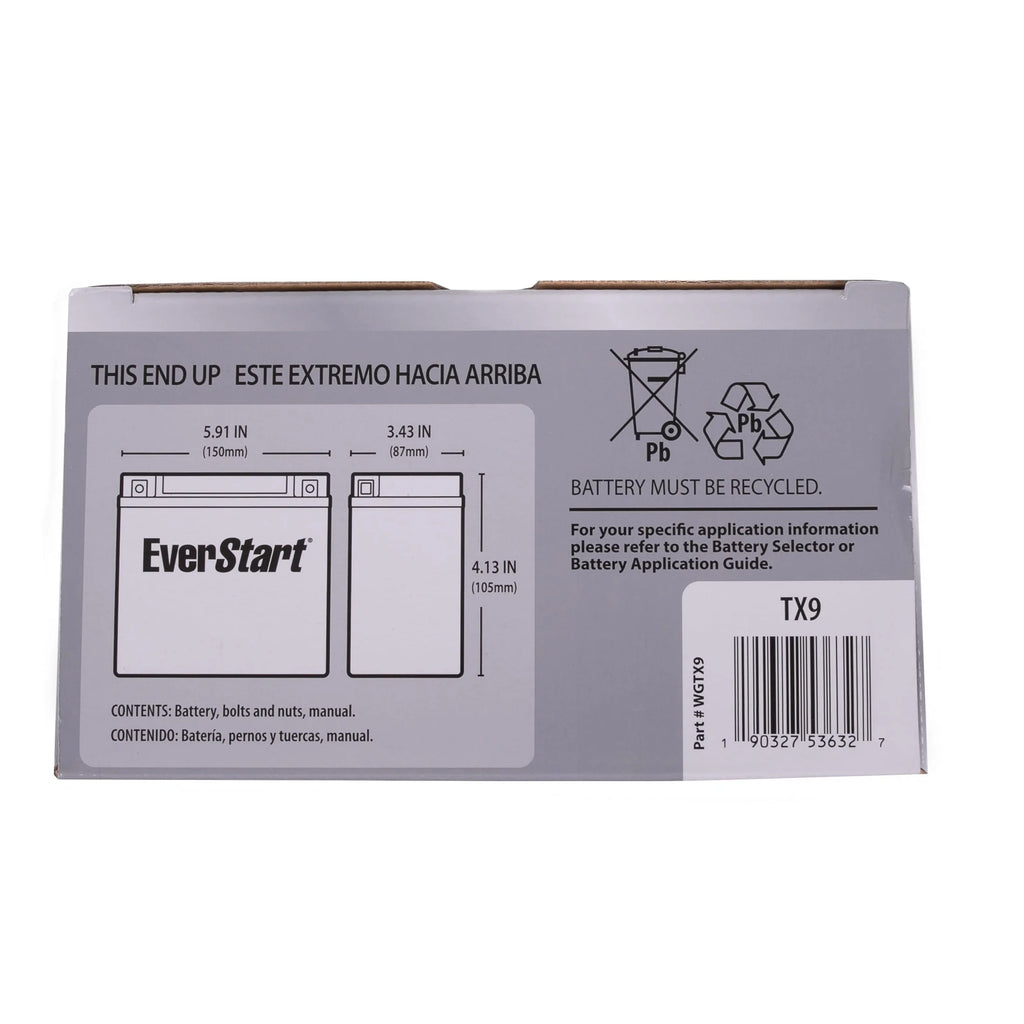 12 Volt 120 CCA Powersport Battery J77417