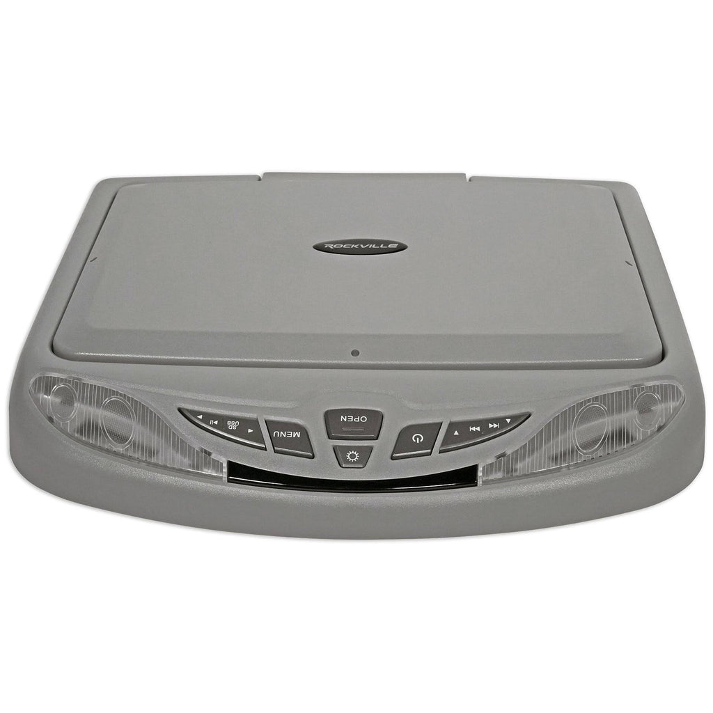 12x22 Grey Flip Down Car Monitor Dvd Usb Sd Player H98229